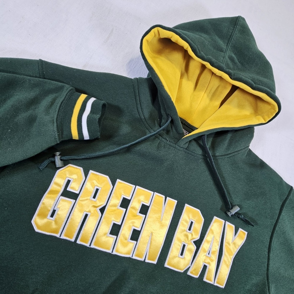 Renegade Hoodie Men's XL Green Bay Packers American Football Team Graphic NFL‎